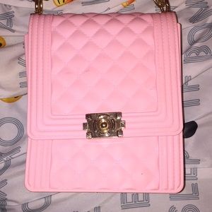 Bubble gum pink purse